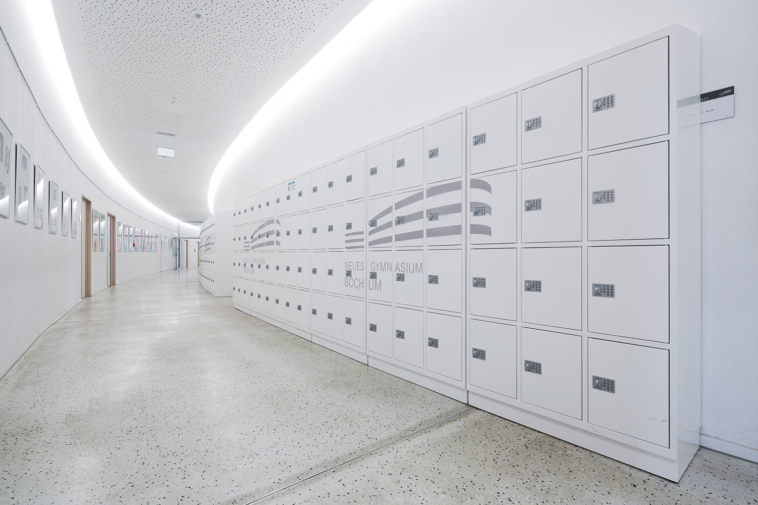 astradirect Schließfachanlagen, Neues Gymnasium Bochum Die Schließfachanlage von astradirect, im Neuen Gymnasium in Bochum