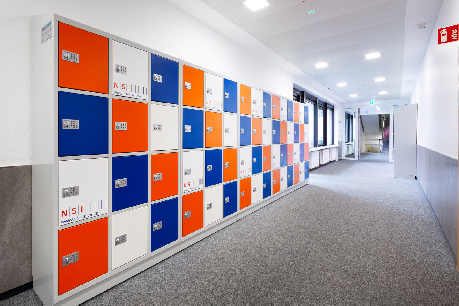 astradirect Schulschließfächer, Niedersächsischen Studieninstitut Hannover Die astradirect Schulschließfächer, im Niedersächsischen Studieninstitut in Hannover