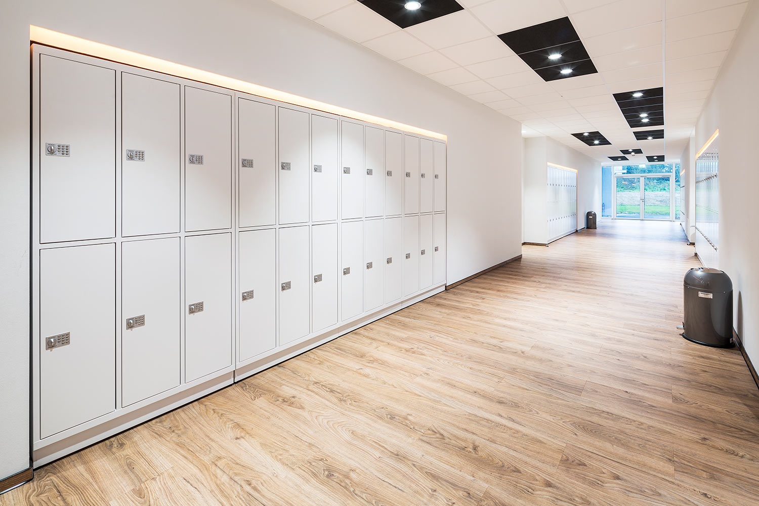 astradirect Schließfachanlagen, Raiffeisen Campus Privatgymnasium Dernbach Die Schließfachanlage von astradirect, im Raiffeisen Campus Privatgymnasium in Dernbach